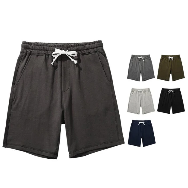 Шорты мужские спортивные с поясом на резинке 3 кармана 8 дюймов|Мужские шорты| |