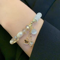 new natural pearl opal crystal bracelet fashion design ins girlfriends hand ornament temperament all match bracelet female