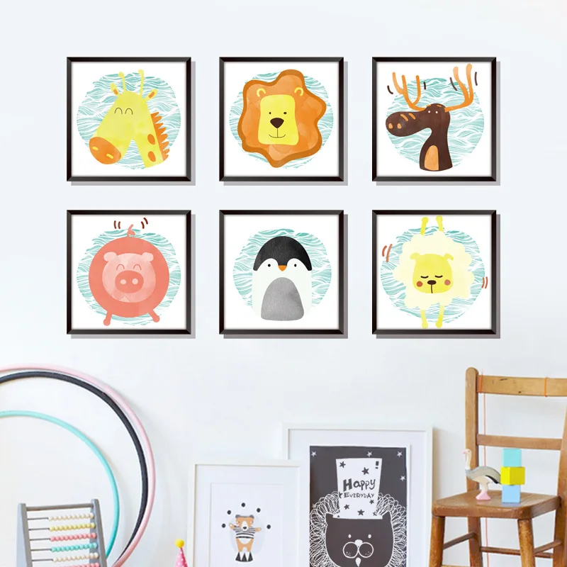 

3D three dimensional cute object picture frame bedroom living room study dormitory background decoration removable