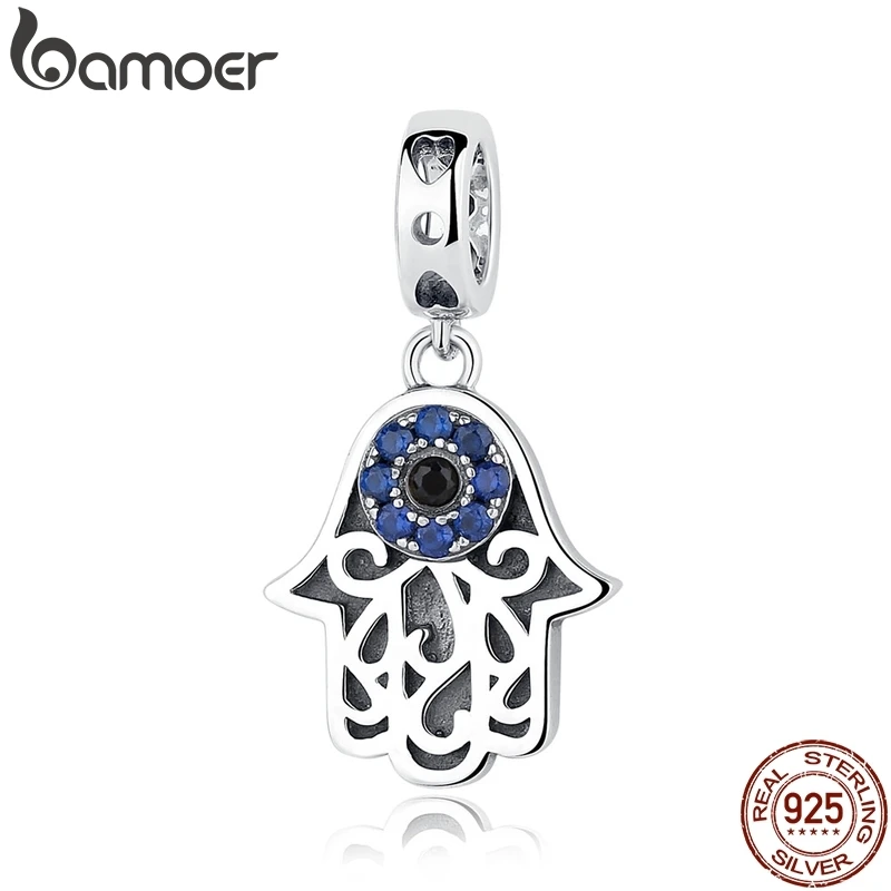 Кулон из серебра 100% пробы в виде голубого неправильного глаза|eye eye|silver eye pendantbracelets
