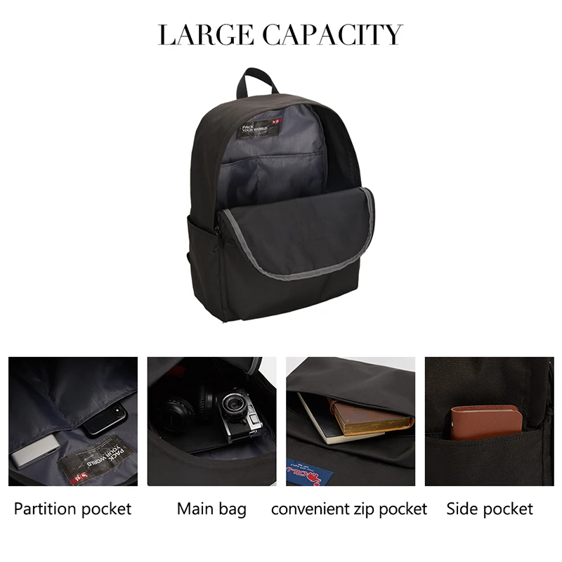 Рюкзак Oiwas для студентов колледжа 23 л женские школьные сумки вместительные