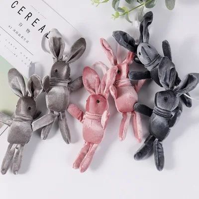 Net red wishing rabbit doll rabbit mochila key plush colgante-1