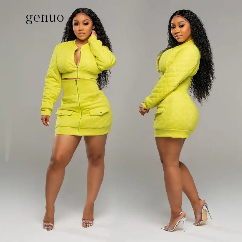 Сексуальный комплект из двух частей для женщин осенние и зимние костюмы