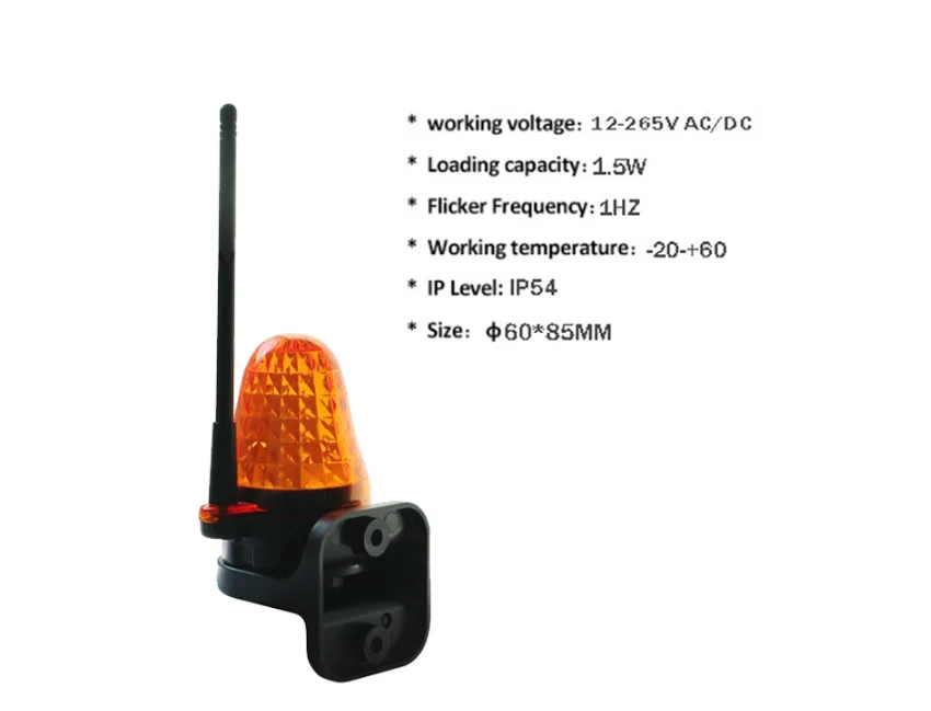 Мигающий светильник s AC/DC 12 V-265 V светодиодный мигающий предупреждающий светильник вращающийся раздвижной дверной Открыватель/Изолированная дверь безопасности