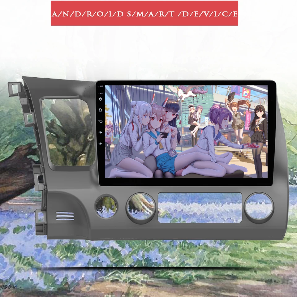 Восьмиядерный 10 1 &quotAndroid 0 автомобильный головный блок для Honda Civic 2006 2011 GPS Радио RDS