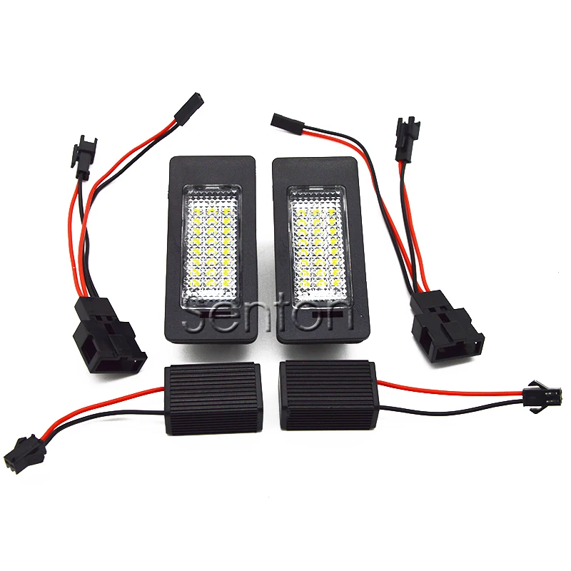 2 шт. Canbus светодиодный номерной знак светильник 12V SMD3528 для Audi Q5 2010 A4 4D/5D(B8) S5/A5 TT 2009 ~