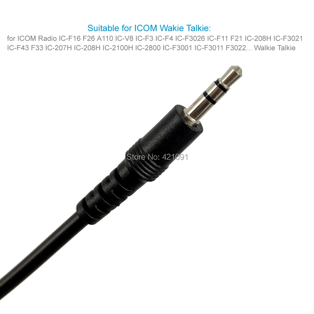 USB Programming Cable for ICOM Radio IC-F16 F26 A110 IC-V8 V80 IC-F3 IC-F4 IC-F3026 IC-F11 F21 IC-208H IC-F43 F33 Walkie Talkie (art.: 3920b28ce6540) - 3920b28ce6540