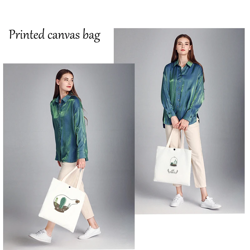 Многоразовая Холщовая Сумка для покупок дамские сумочки Женский тоут на плечо с