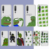 cool funny frog phone case for redmi note 5 7 8 9 10 a k20 pro max lite for xiaomi 10pro 10t