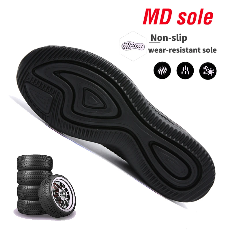 Men Running Shoes Men Sneakers Breathable Light Male Sport Shoes Comfortable Mesh Lace-Up Flexible Soft Walking Jogging Shoes