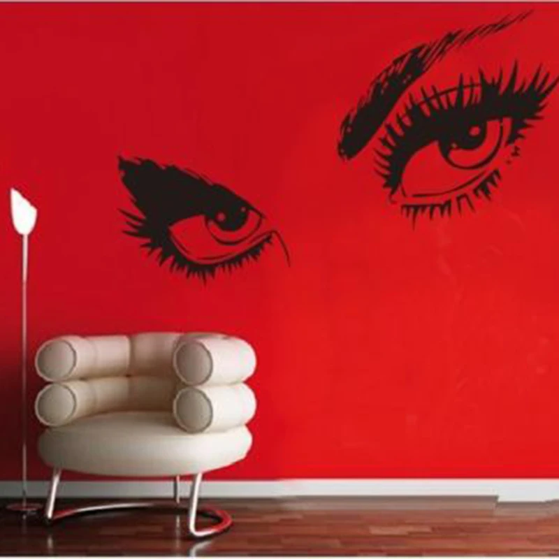 Одри Хепберн глаза наклейка на стену искусство спальня обои домашний
