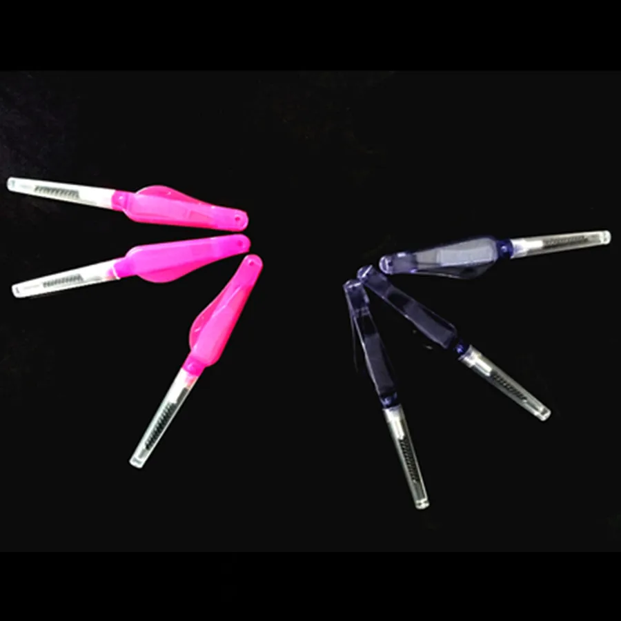 2 в 1 складные дамские инструменты для макияжа брови щетка-Расческа ресниц