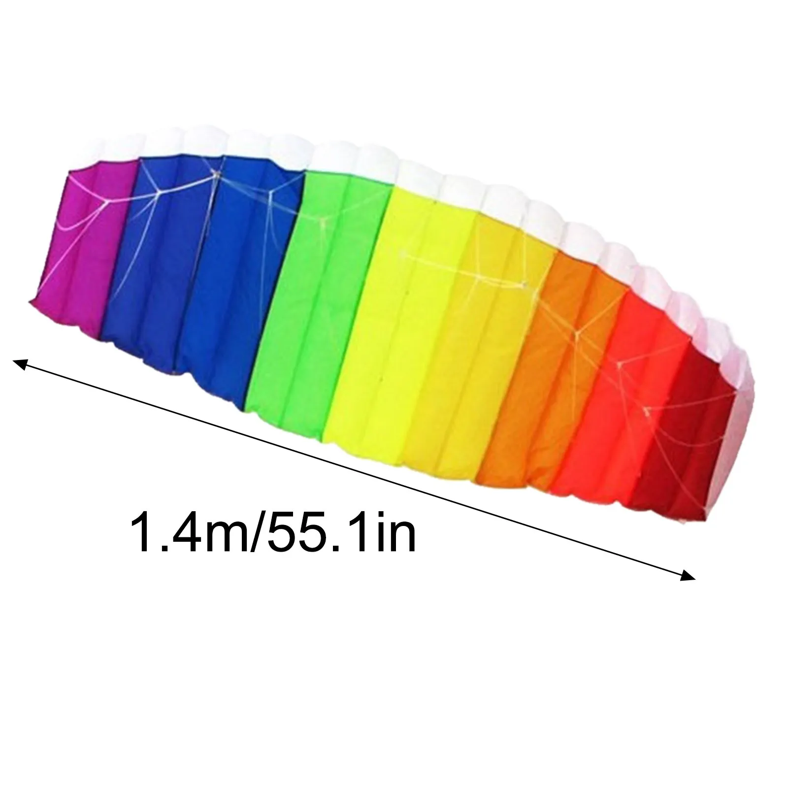 

Large Rainbow Kites To Fly Kiteboarding Dual Line Stun Control Bar Giant Rainbow Easy Fly Colorful Tail Kites For Kids Adults
