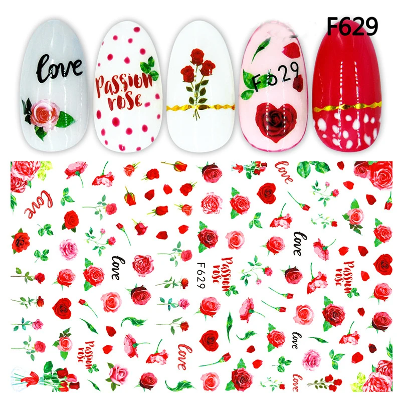 

Модный стикер для ногтей