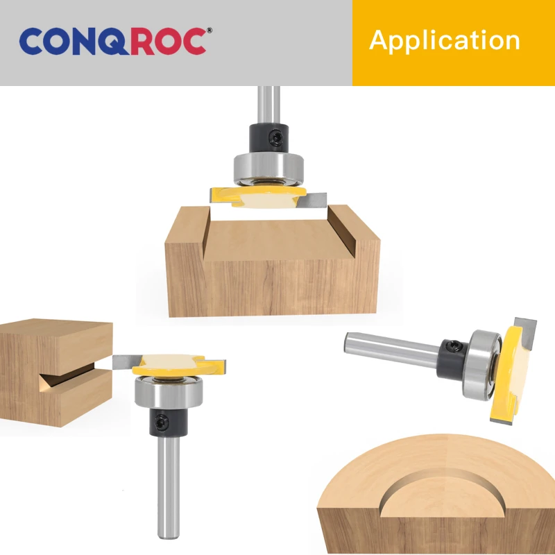 Деревообрабатывающий фрезерный станок с Т образной опорой 6 мм|Фреза| |