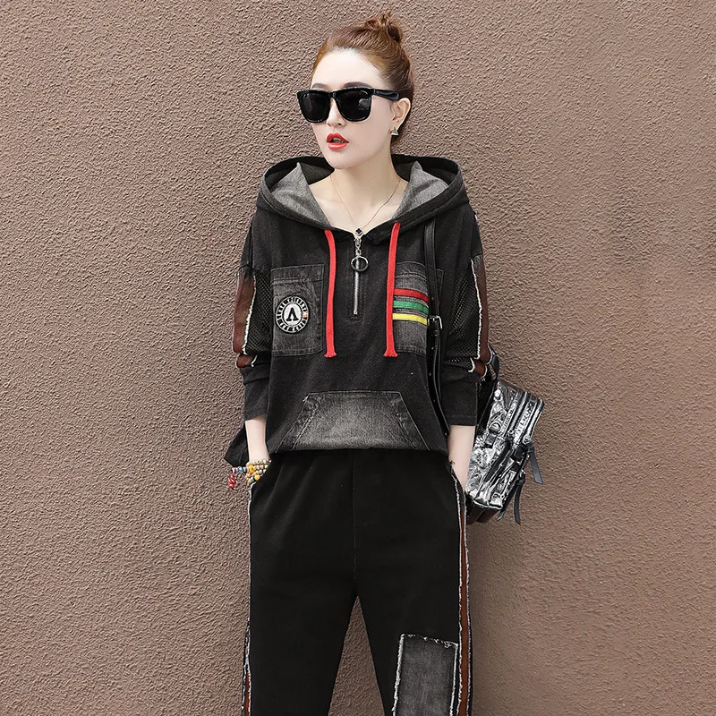 Max LuLu 2020 весенние модные женские Лоскутные костюмы винтажные комплекты из двух