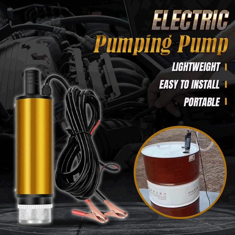 Портативный автомобильный мини-масляный насос 12 В/24 В постоянного тока