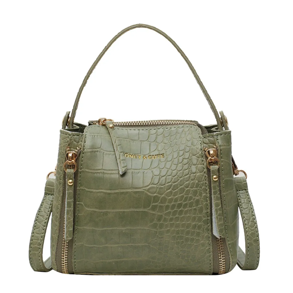 

Women's Bag Retro Classic Snake Pattern Solid Color Letter Bucket Bag Shoulder Bag Chain Portable Diagonal Package Женская Сумка