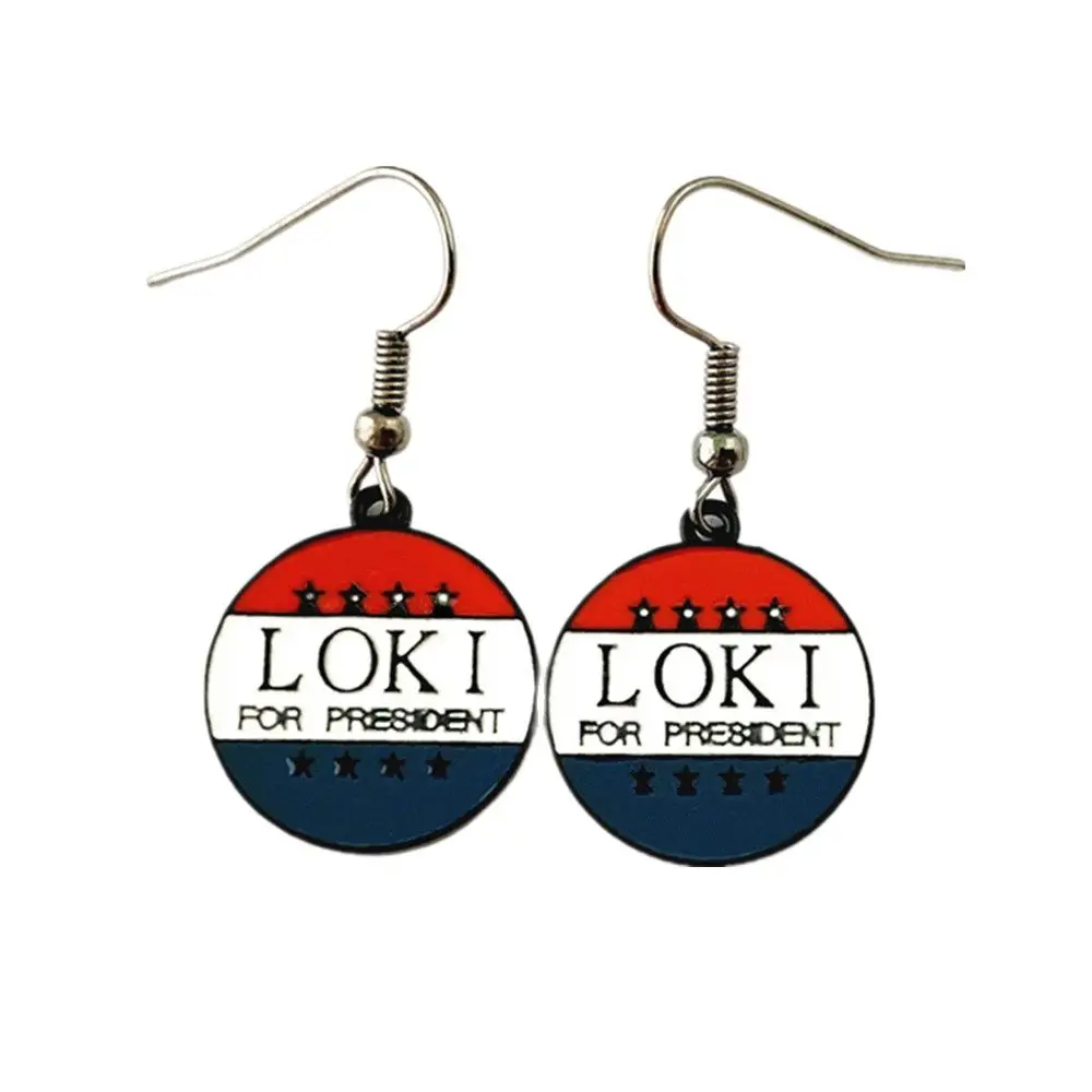 Серьги в стиле Фэнтези Вселенная супергерой Локи для косплея высококачественная