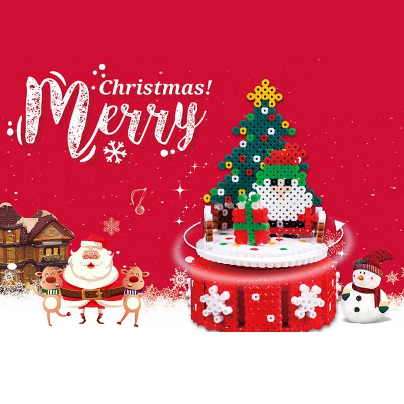 Рождественская елка музыкальная шкатулка DIY головоломки образовательные для