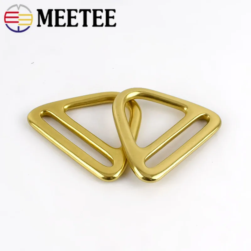 Meetee кольцо из чистой меди размер 45 мм латунная пряжка для ремня одежды