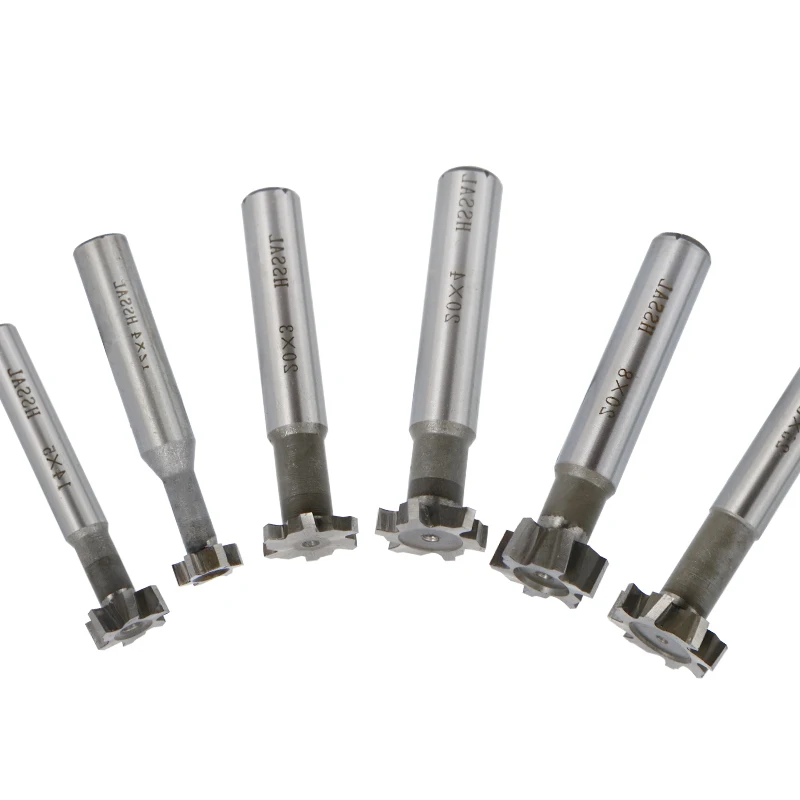 Т-образный фрезерный станок 8-20 мм Концевая фреза из быстрорежущей стали для