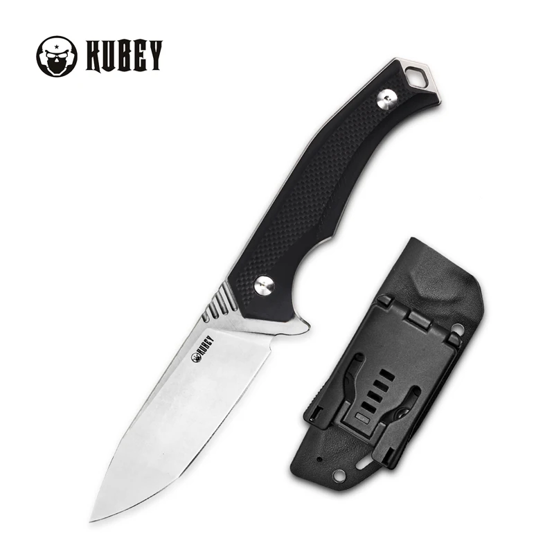 Уличный нож Kubey KU184 с фиксированным лезвием лезвие Танто D2 рукояткой Kydex Full Tang G10