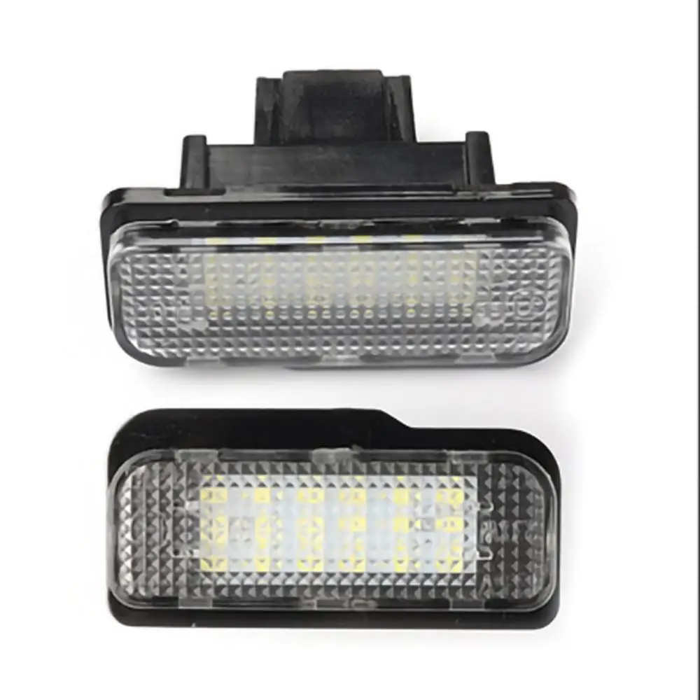 

2PCS White LED License Plate Lights Lamp Car led For Tesla Model S 2012-2016