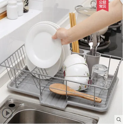 

Kitchen Dish Storage Rack Tableware Chopsticks Storage Box Sink Drain Rack