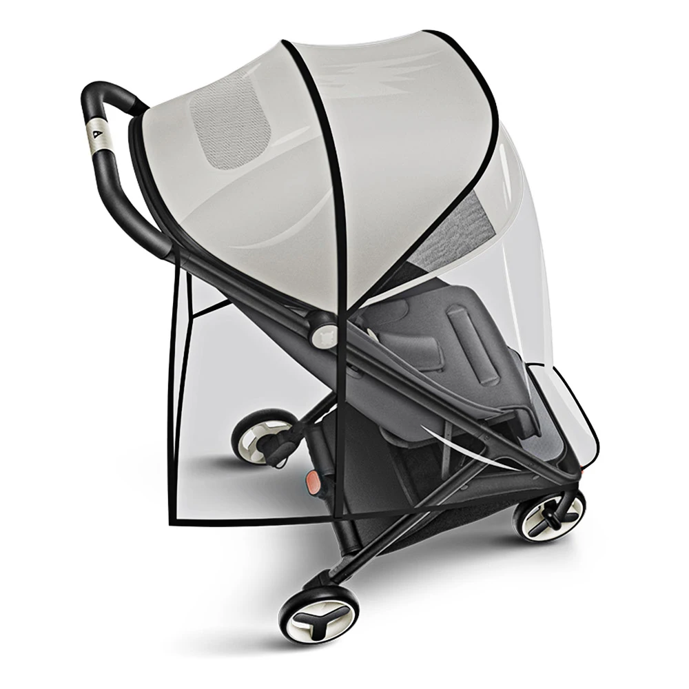 QBORN PG06 Weather Shield Rain Cover Full-cover windproof cover Foldable portable for 0-3 years old Baby Stroller |