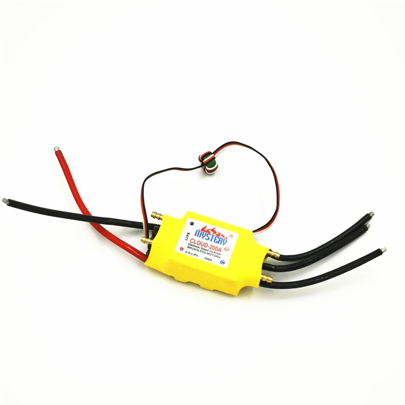 Бесплатная доставка Φ 200A ESC с 5A UBEC Бесщеточный Регулятор скорости для