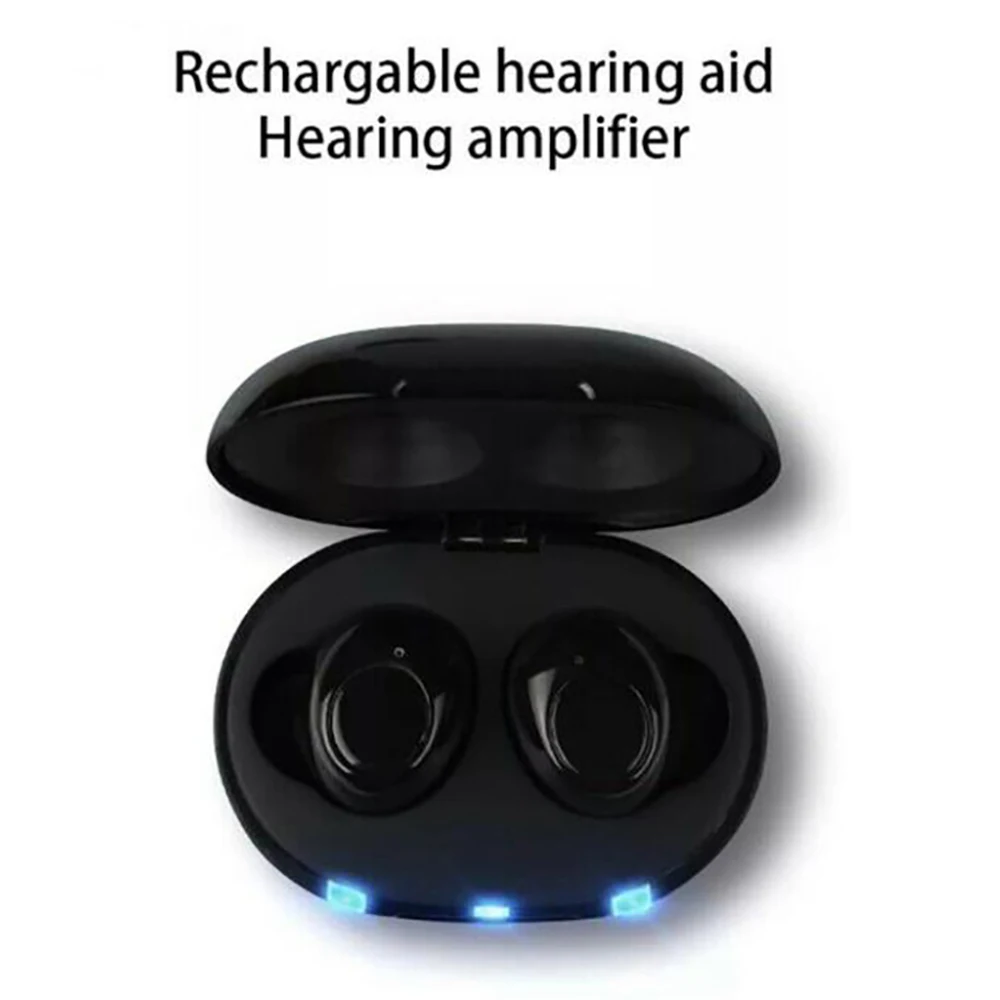 

Hearing Aid USB Rechargeable Mini invisible Digital Device DropShip In The Ear Sound Amplifier audifonos Deaf Elderly Deafness