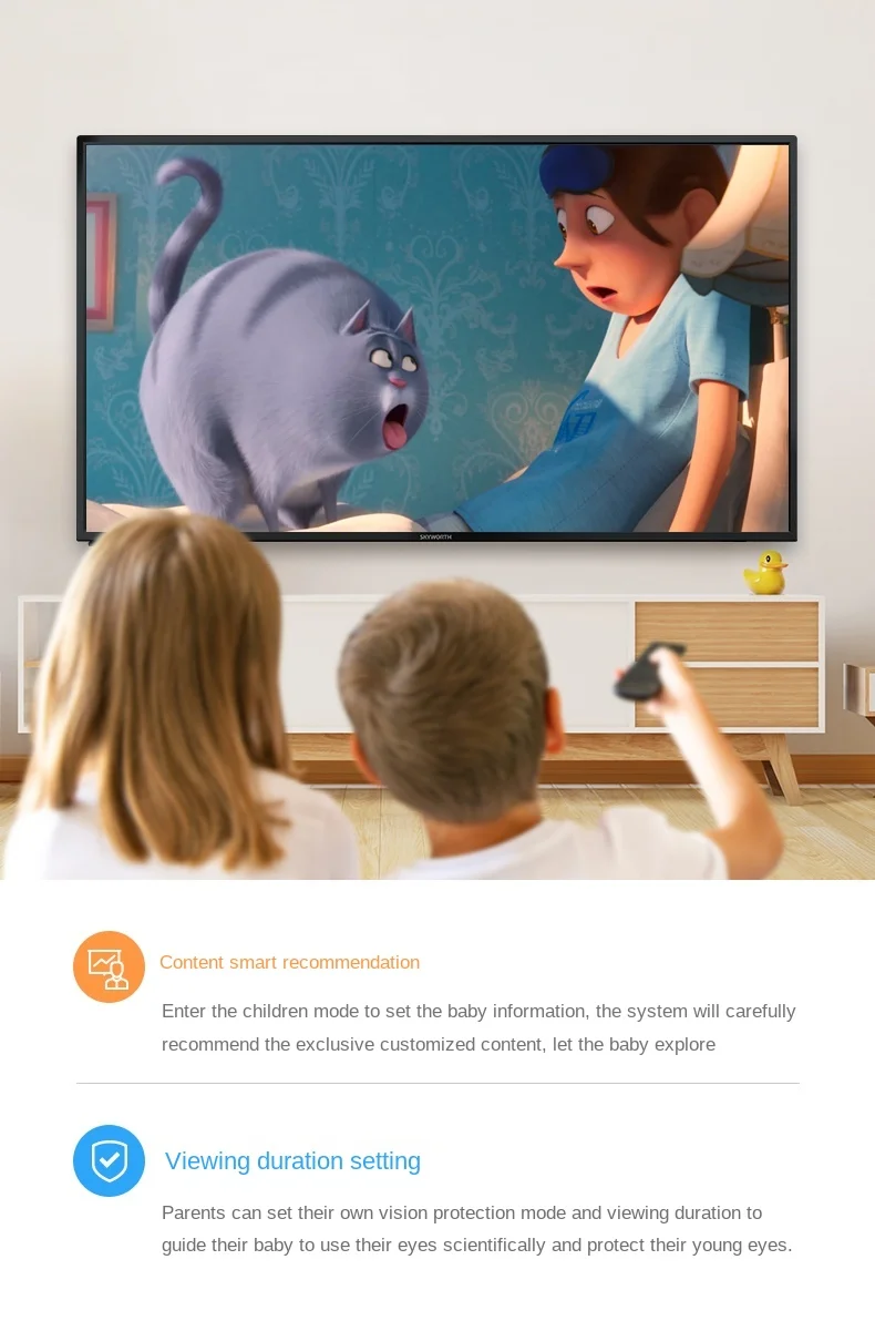 

zq 42X8 42-Inch HD Network Color TV Bedroom Small Household Appliances LCD TV