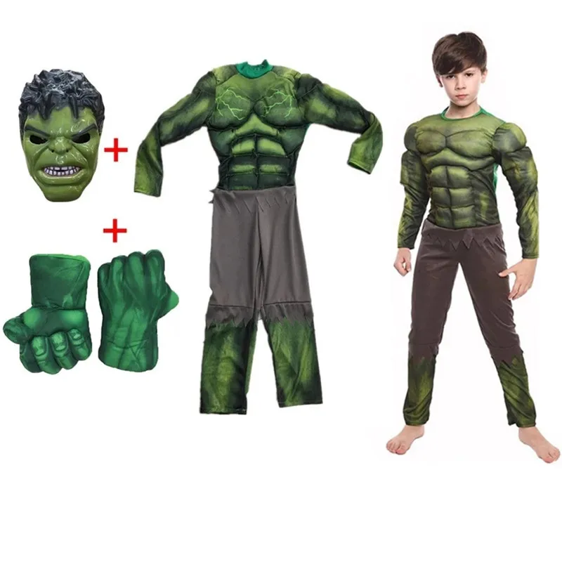 2021 детские зеленые гигантские костюмы для Хэллоуина Маскарадные Костюмы