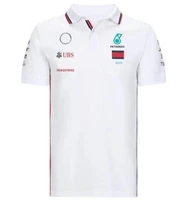 2021 new team version f1 formula one racing suit short sleeved t shirt polo shirt lapel printed car overalls customization