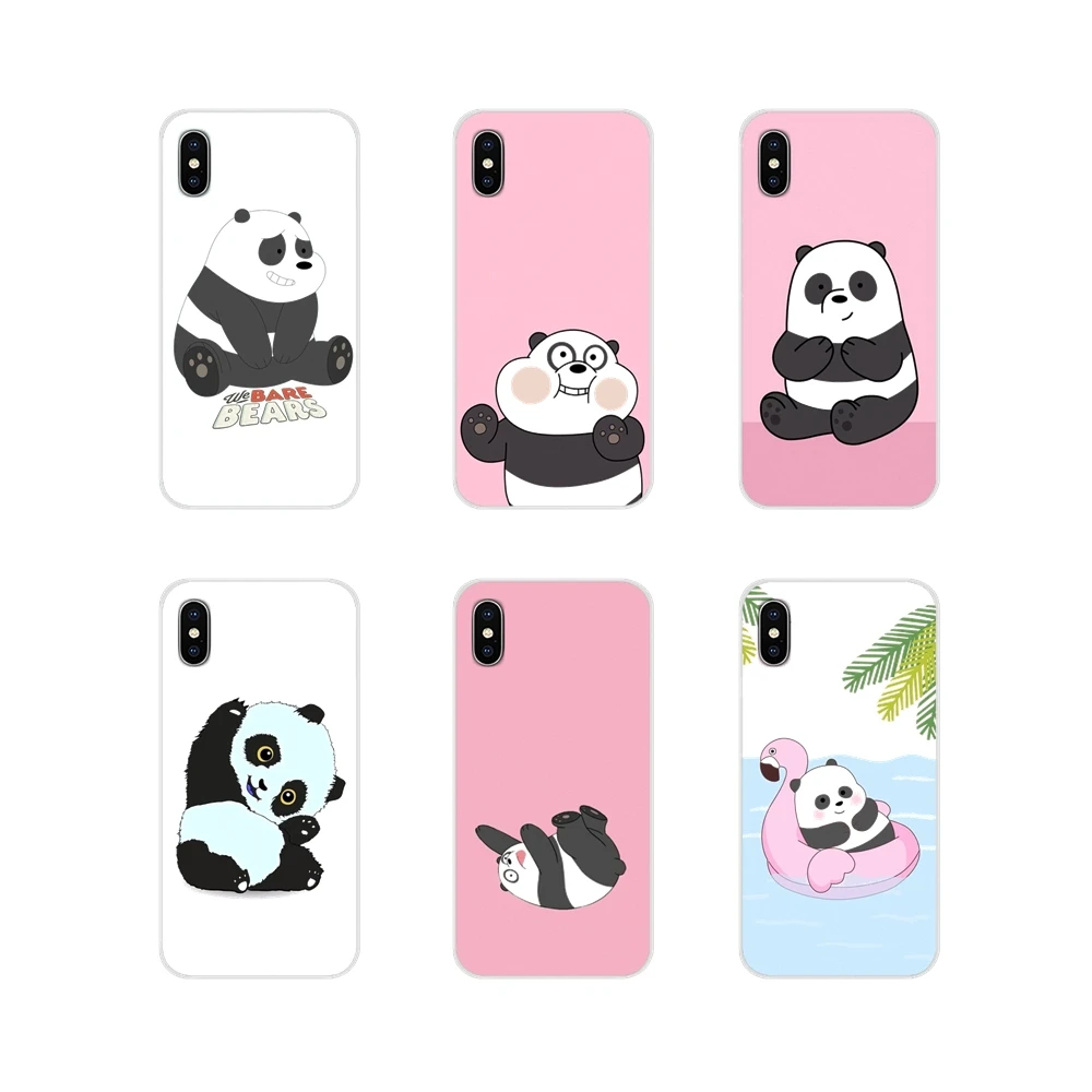 Чехол-накладка с милым мультяшным животным пандой мобильный телефон чехлы для