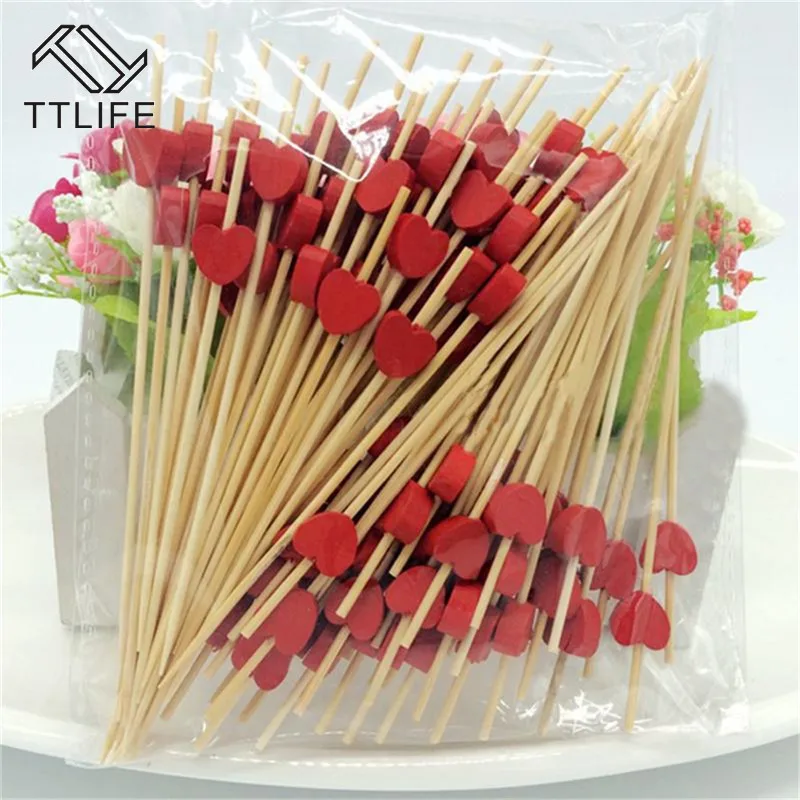 100 шт. 12 см буфет для еды в форме сердца | Дом и сад