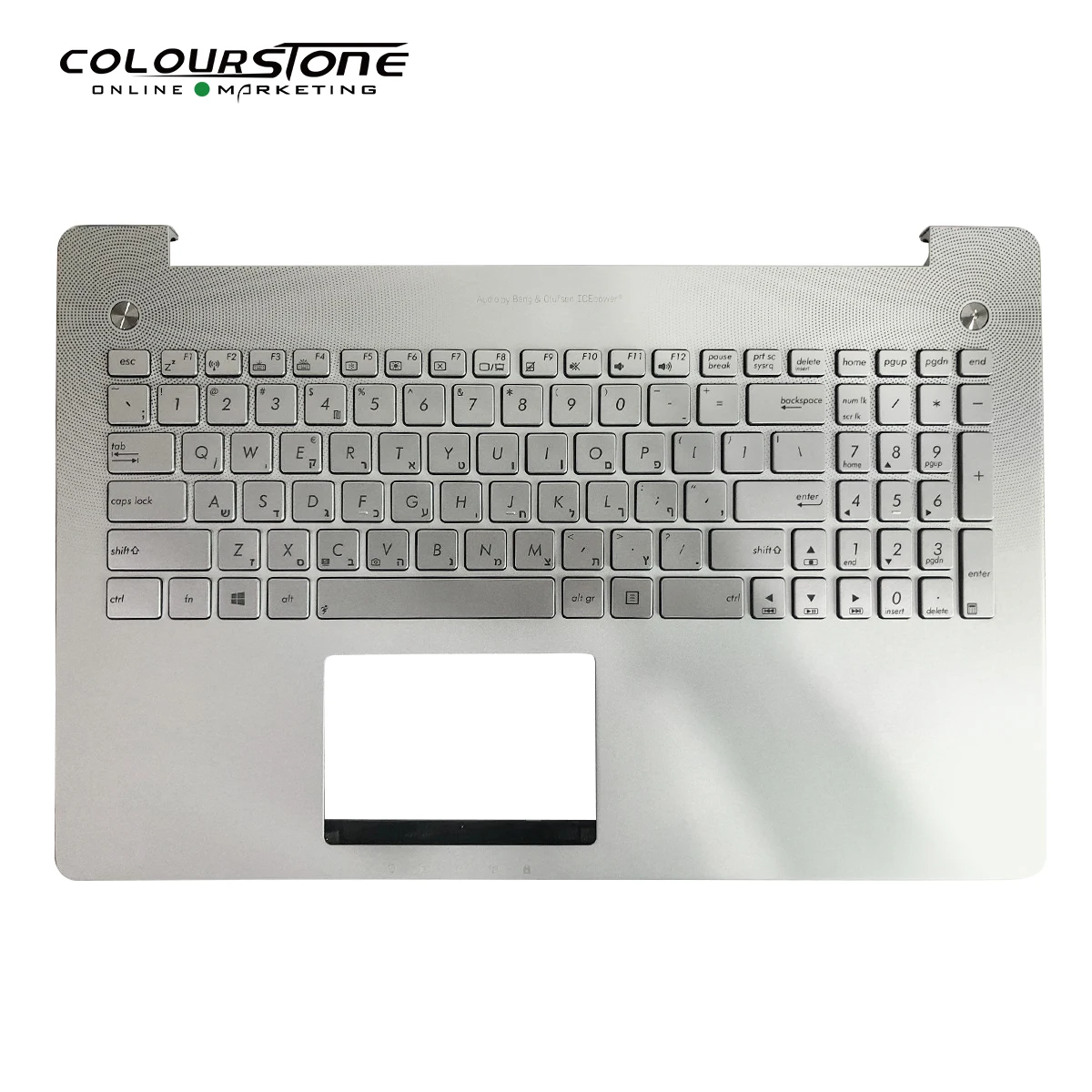 Клавиатура для ноутбука на иврит HB подсветка ASUS R552JV R552J N550JV/JK/LF Q550 Q550LF/J/JK с верхней