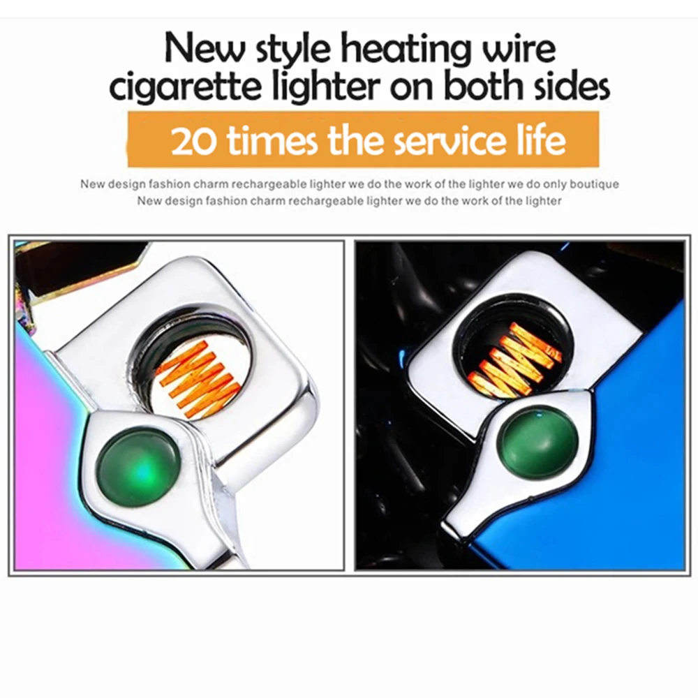 Зажигалка для сигарет сенсорный экран зажигалка компактный смарт-датчик usb