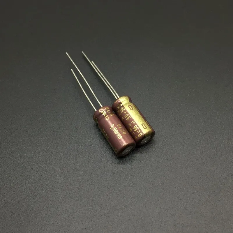 10 шт. 56 мкФ 50 в ELNA RJH серия 6 3x15 мм Экстра низкое сопротивление 50V56uF аудио класс