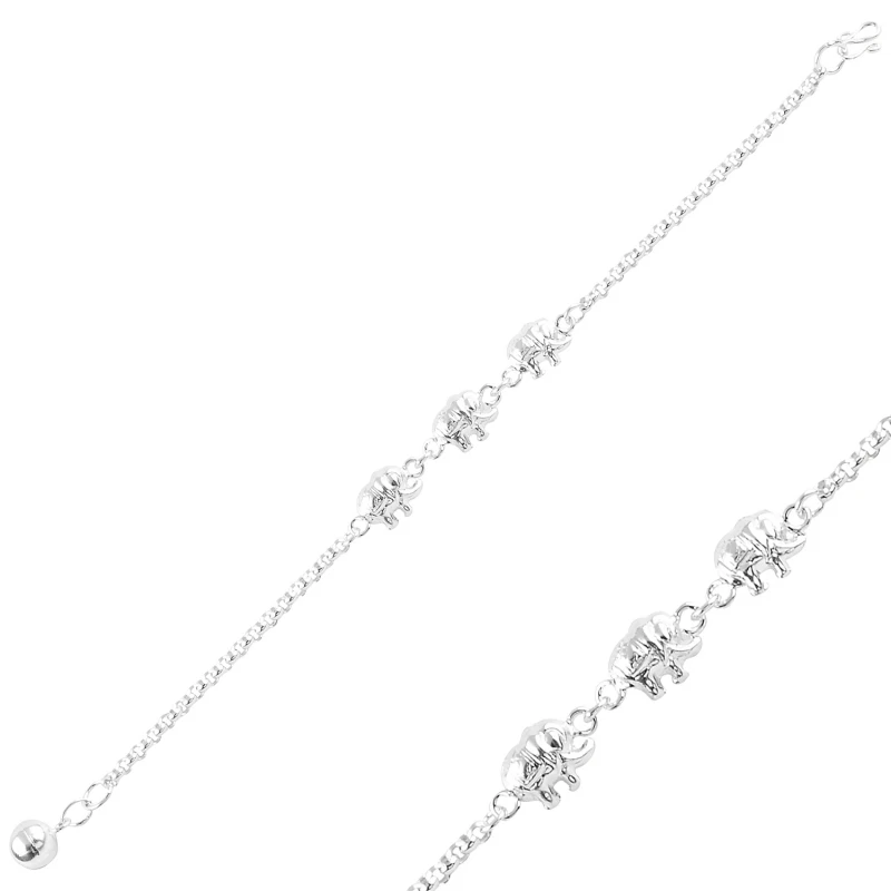 

Silverlina Silver Elephant Sterling Bracelet
