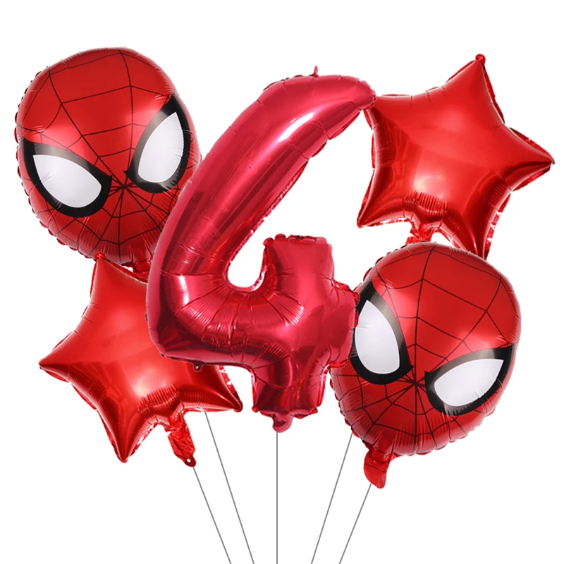 5 шт./лот Человек-паук Капитан Америка шар супергерой надувные воздушные шары