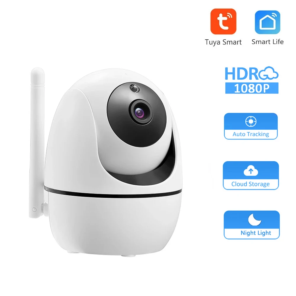 

IP-камера 2MP 1080P Tuya с функцией автоматического отслеживания, Wi-Fi