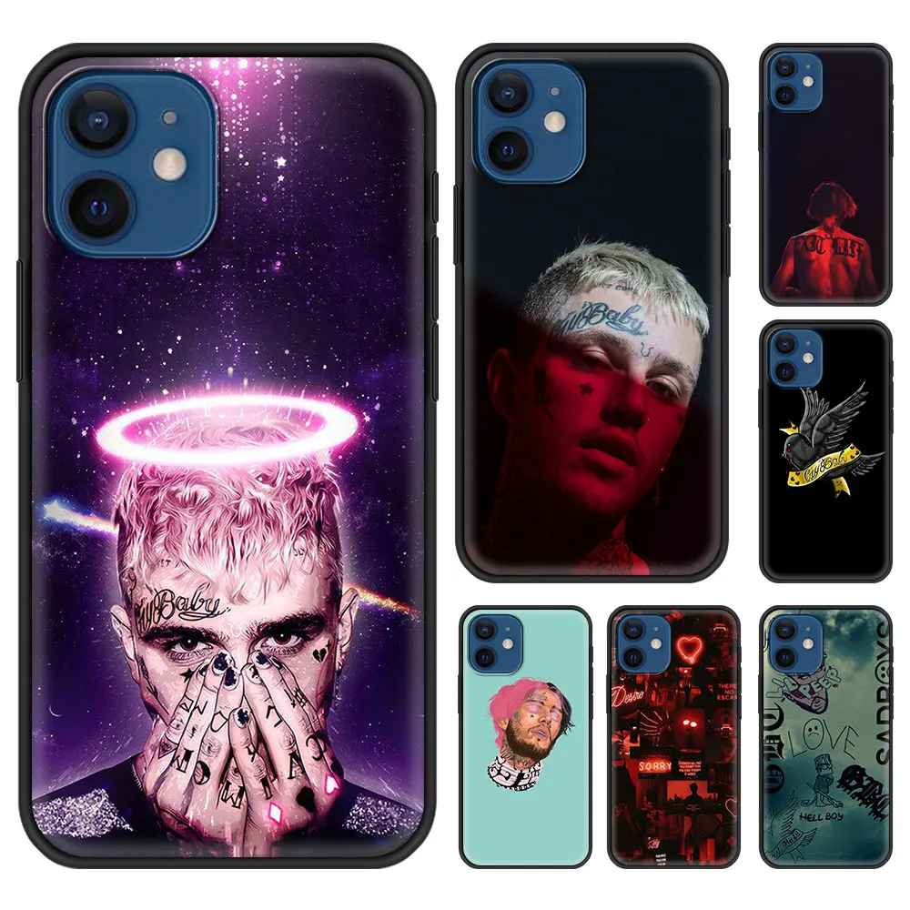 

Softshell for iPhone 12 Mini 11 Pro Max XR XS MAX Lil Peep hellboy Life TPU Cover For IPHONE 7 8 Plus Black Bumper Matte Guscio