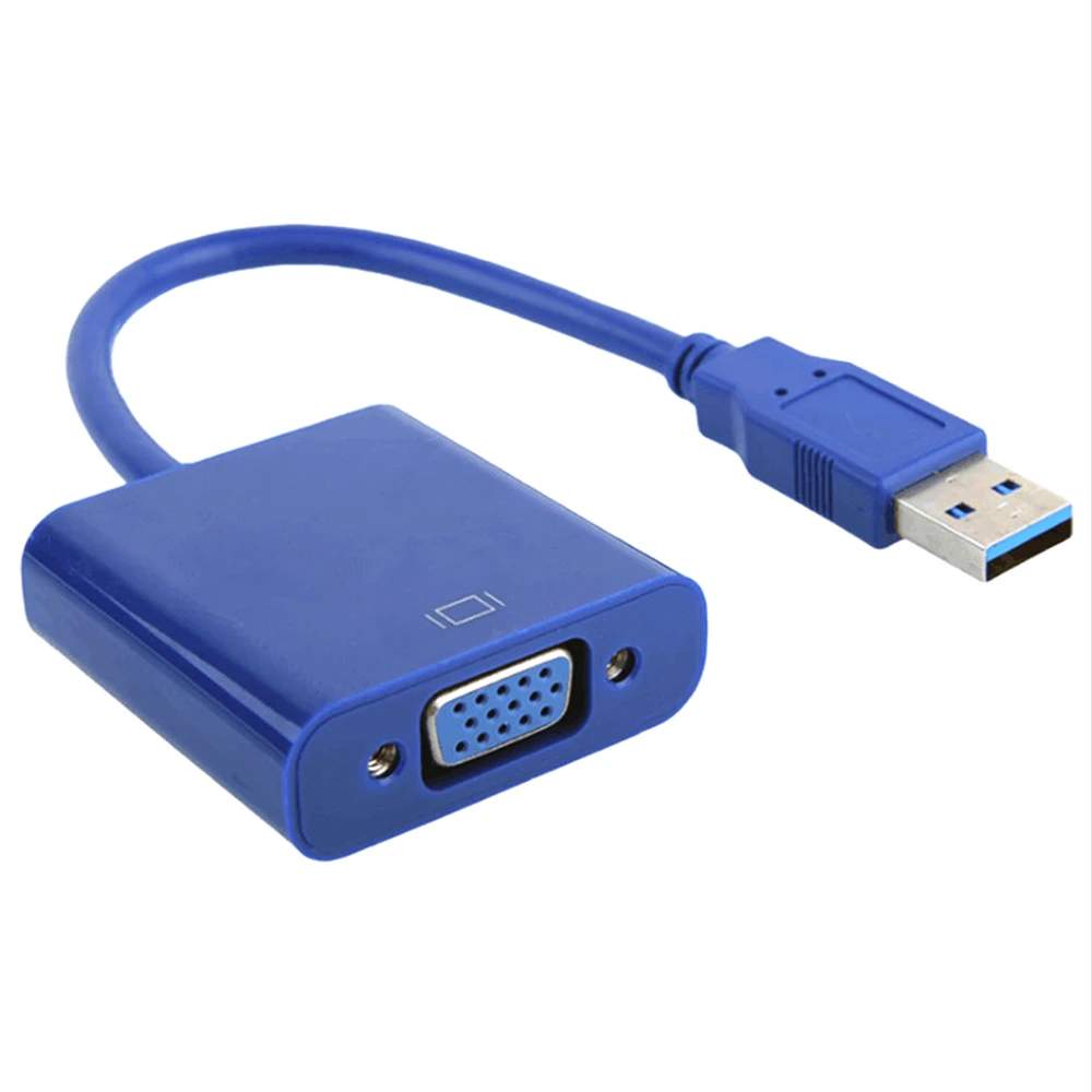 Многоэкранный адаптер USB 3 0 в VGA конвертер внешняя видеокарта для ноутбука