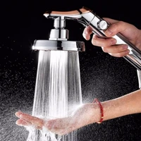 bathroom shower nozzle pressurized one button water stop handheld shower nozzle shaking head shower