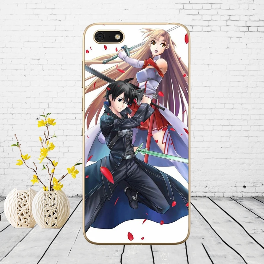 18 Мягкий силиконовый чехол 239DD Sword Art Online SAO Аниме Манга для huawei honor 9 10 Lite 7A 5,45 7a pro 7c 5,7 дюймов 7x 8x чехол - Цвет: 18