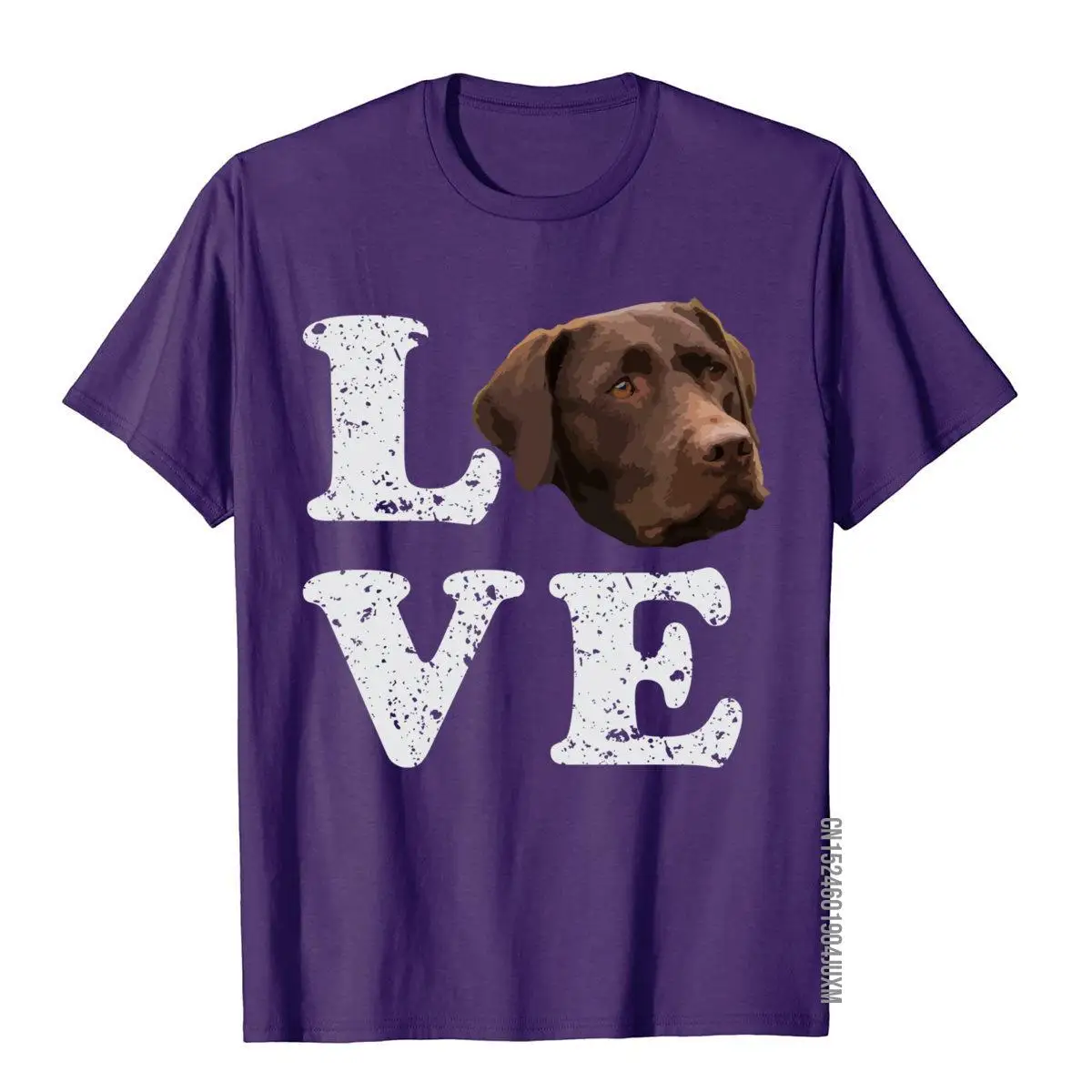 Футболка Love My Chocolate Lab Лабрадор ретривер нормальные топы футболка хлопковый