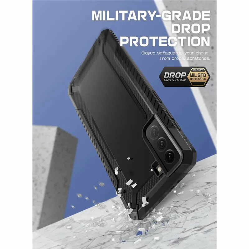clayco for samsung galaxy s21 case 6 2 s21 plus case 6 7 2021 xenon full body rugged cover with built in screen protector free global shipping
