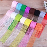 10 meters 4 5cm wide non stretch lace rice shaped ribbon diy accessories for clothing underwear decorative lace